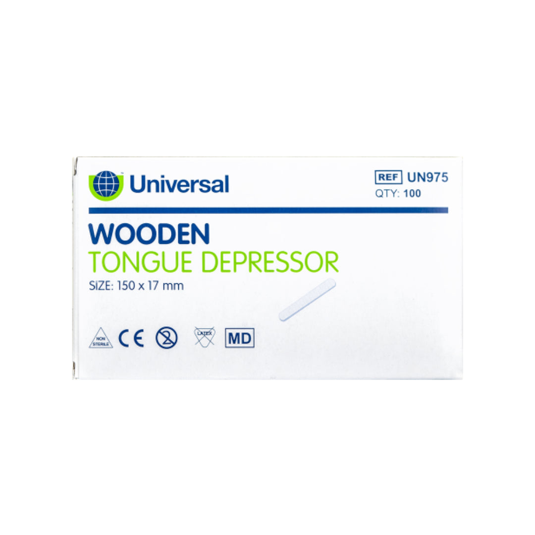 Tongue Depressor – Non-Sterile, Wooden, Smooth Finish