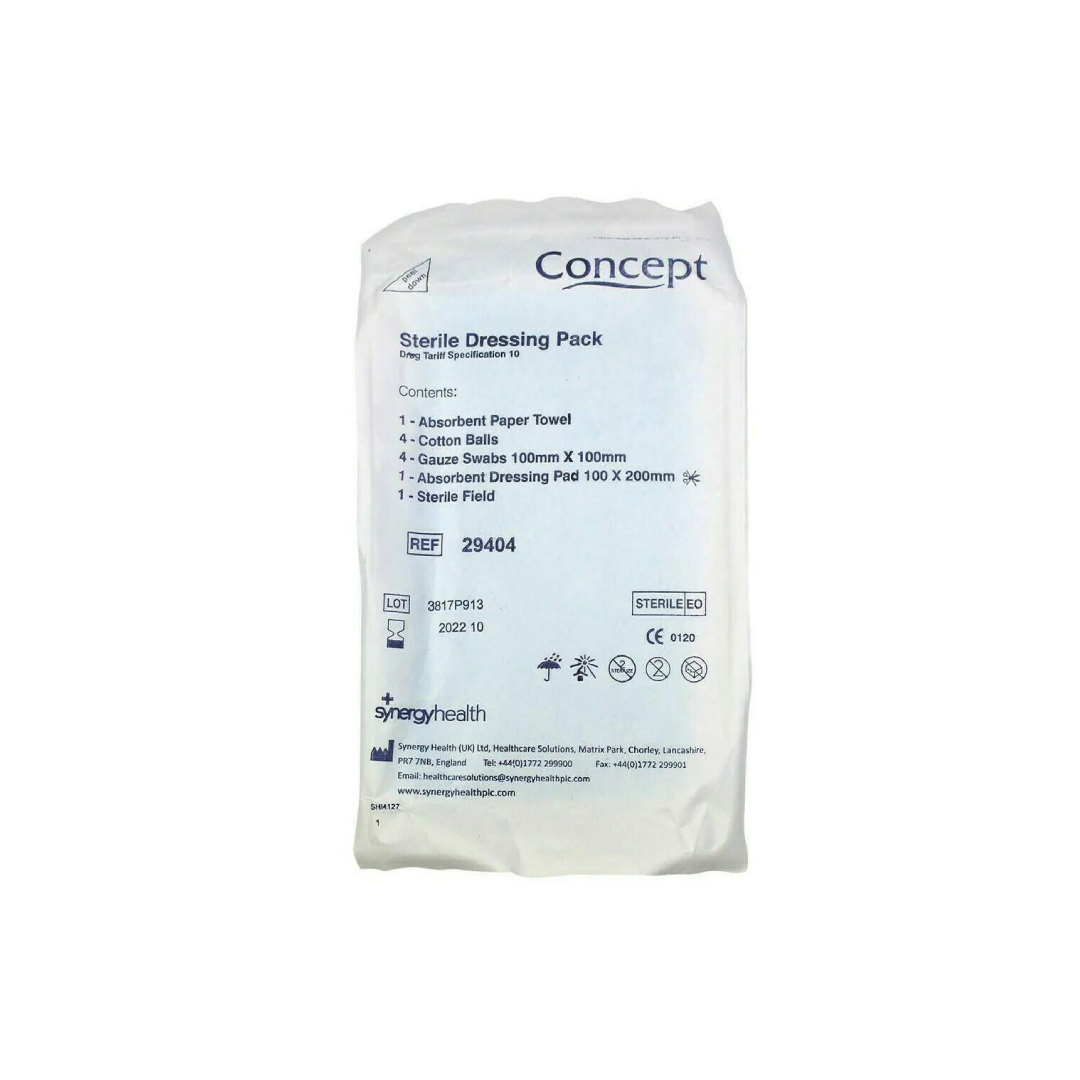 Concept Small Dressing Pack – Sterile, Single-Use