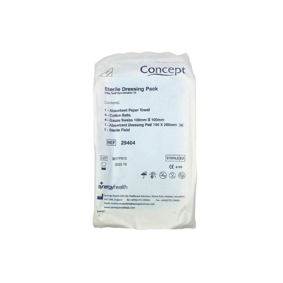 Concept Small Dressing Pack – Sterile, Single-Use
