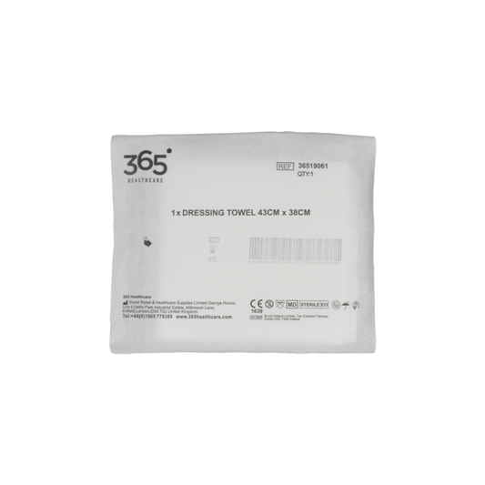 Sterile Individually Packed 2-Ply Dressing Towel 38 × 43 cm