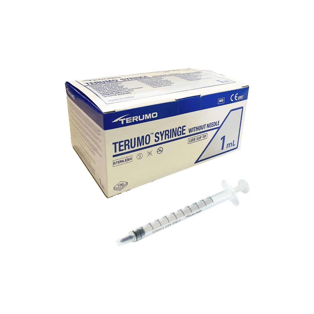Terumo Syringe 1 mL – Luer Slip Tip, Sterile, Single-Use