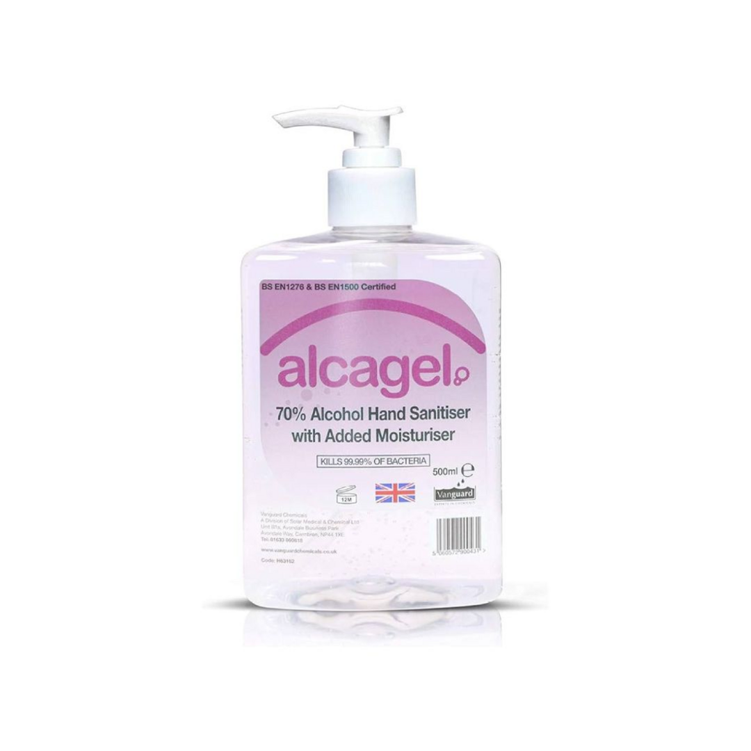 Alcagel Virucidal Hand Sanitiser with Pump 500 ml – Alcohol Hand Gel