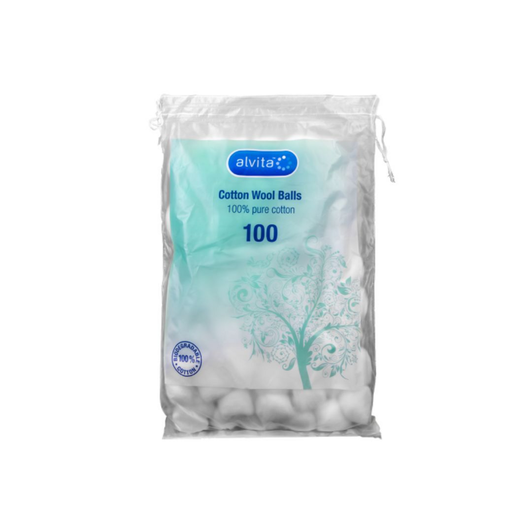 Cotton Wool Balls (White) – Soft, Absorbent, Single-Use