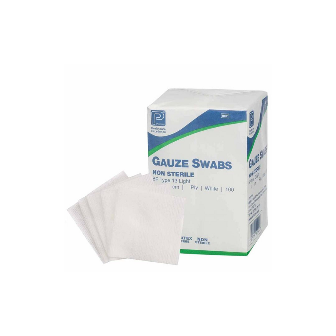 Gauze Swabs Non-Sterile 7.5 × 7.5 cm, 12-Ply