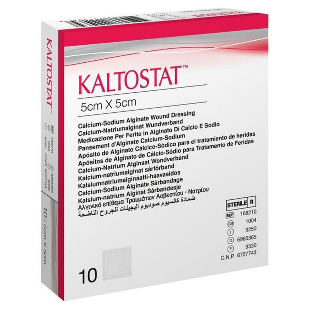 KALTOSTAT alginate dressing 5 × 5 cm box of 10