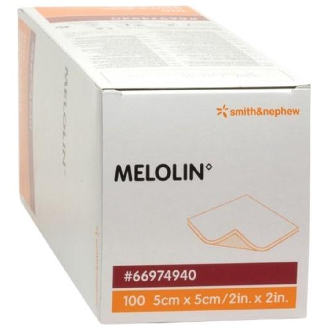 Smith & Nephew Melolin dressing 5 × 5 cm box of 100
