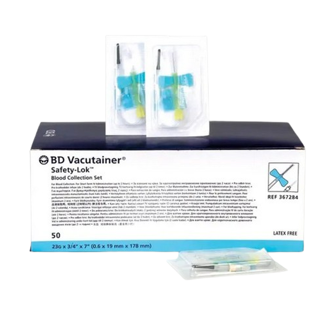 BD Vacutainer Safety-Lok 23G blood collection set pack of 50