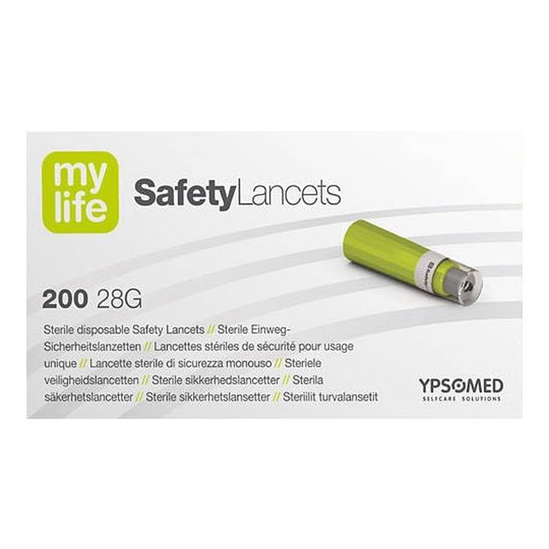 Mylife Safety Lancets 28G 1.5 mm pack of 200