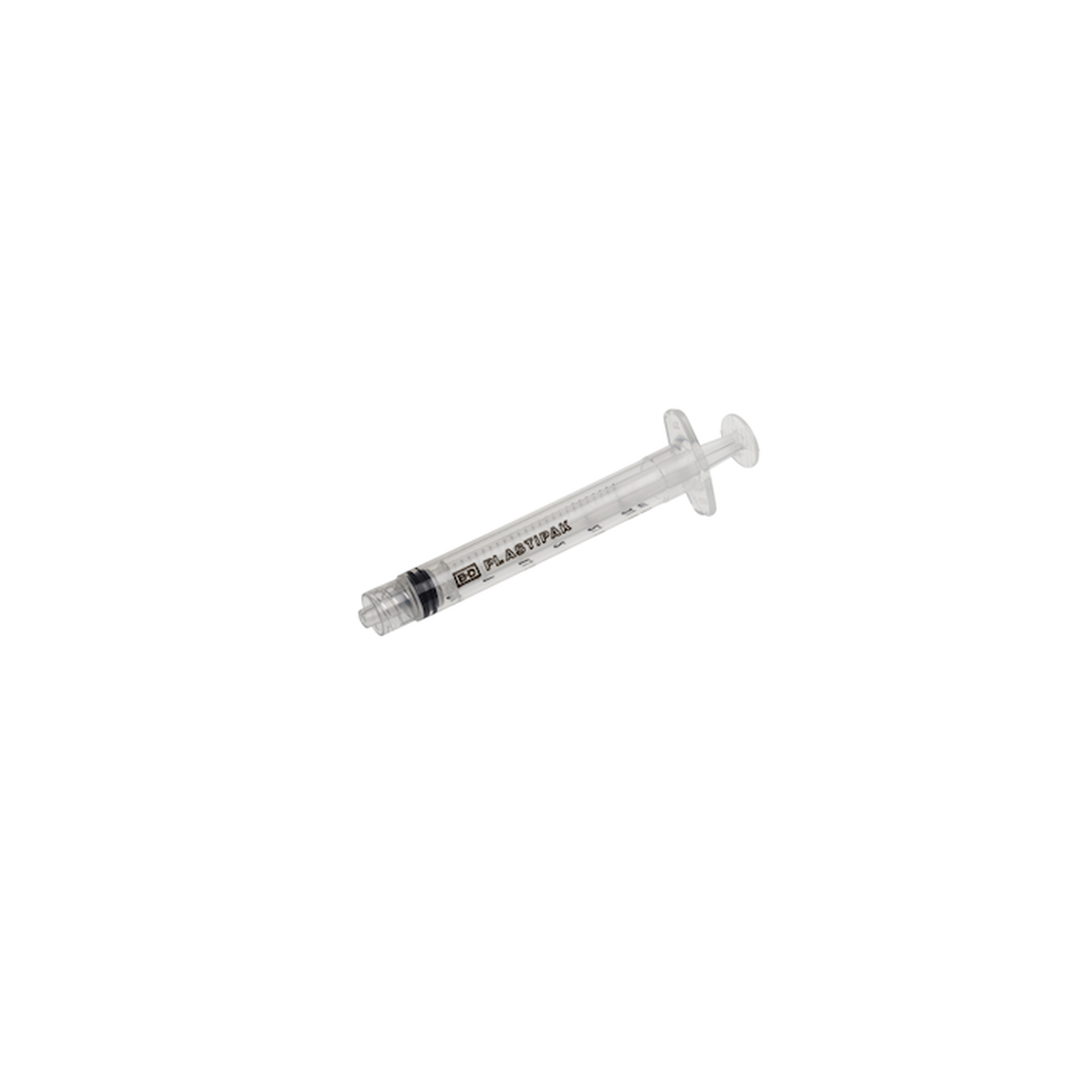 BD Plastipak 3 ml Luer-Lok syringe, catalogue number 309658